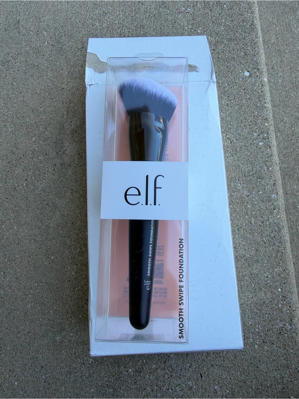 Elf Smooth Swipe Foundation Brush - angled liquid foundation brush